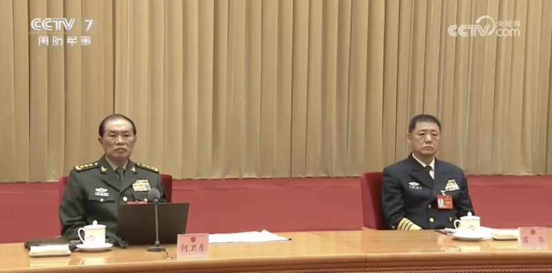 苗華、何衛東雙雙落馬，外界猜測張又俠已經實質在軍方掌權。   圖：翻攝自央視