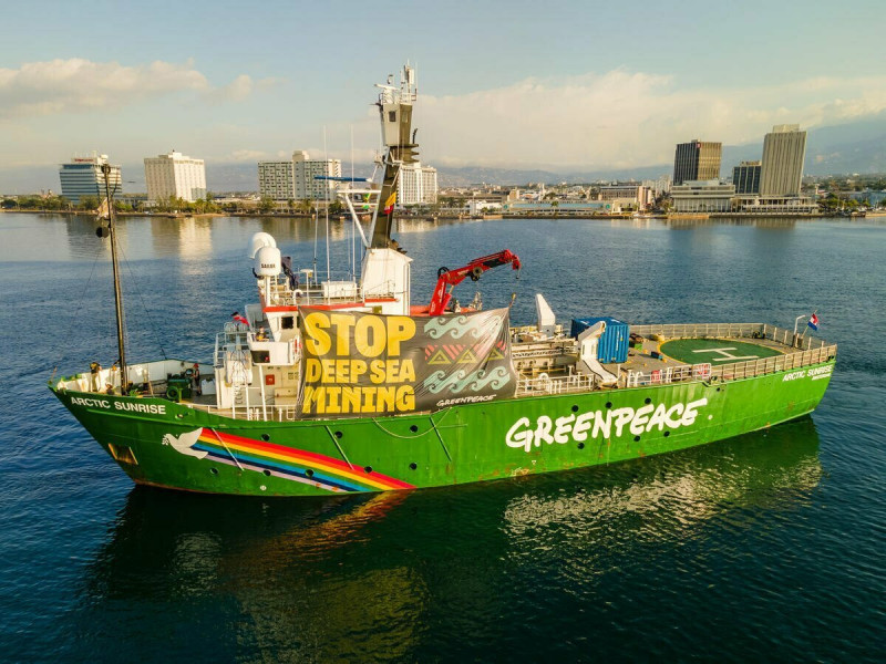 綠色和平組織( Greenpeace )過去就曾呼籲停止開採深海,維持生物多樣性。 圖:翻攝自綠色和平組織 綠色和平組織( Greenpeace )過去就曾呼籲停止開採深海,維持生物多樣性。 圖:翻攝自綠色和平組織