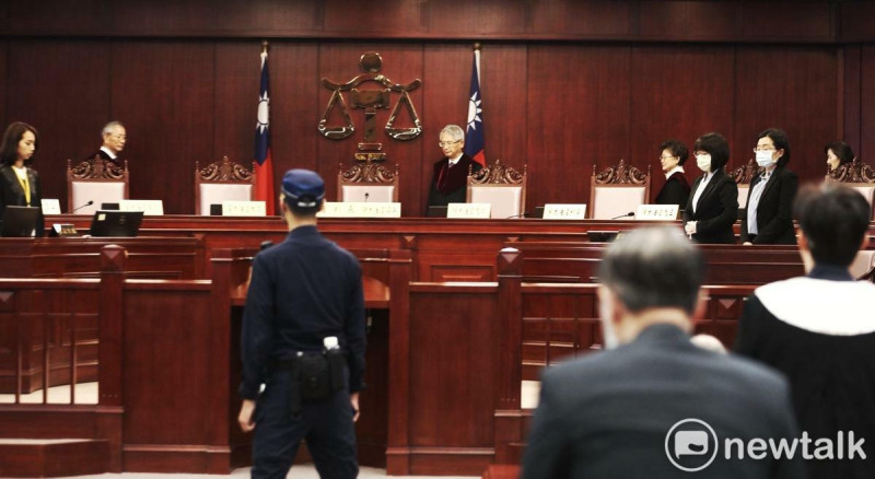 憲法法庭今（12）天下午就「憲法訴訟法釋憲案」舉行說明會，並由大法官謝銘洋主持。   圖：本報攝影中心