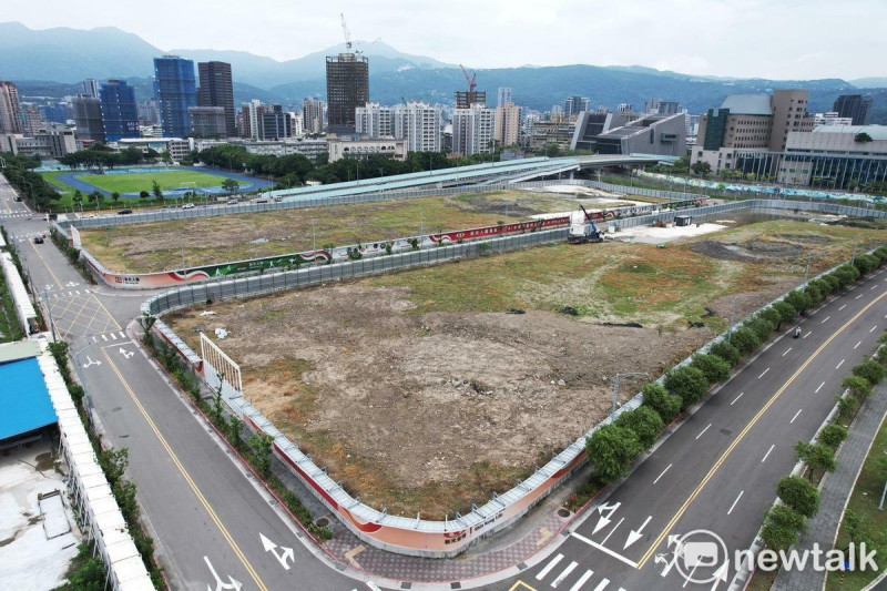 市場盛傳，位於北士科T17、T18之新光人壽地上權土地，為輝達（NVIDIA）台灣總部可能的預定地。   圖：張良一／攝