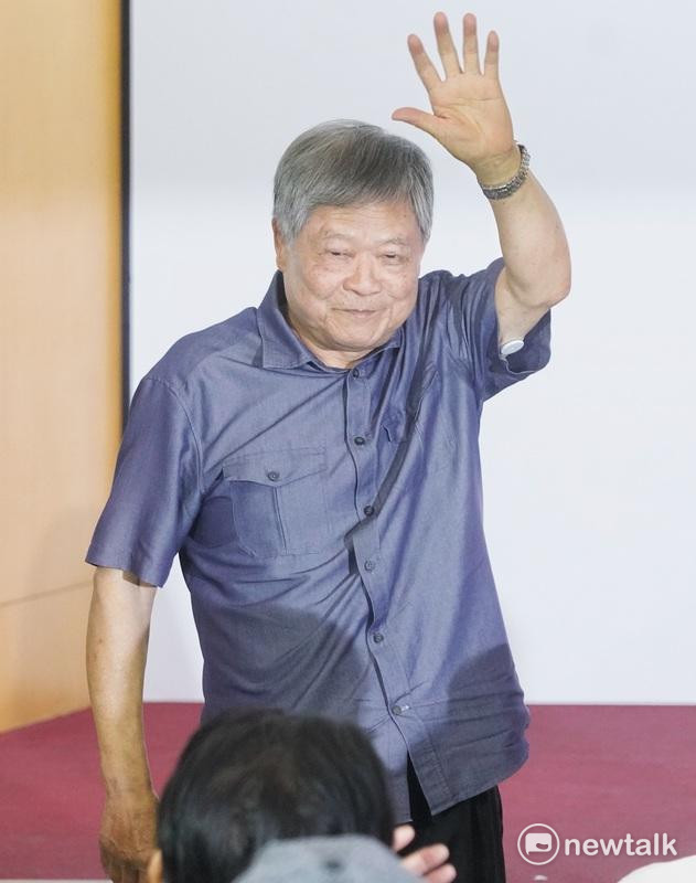 前新竹縣長范振宗出席黨外在野大聯盟成立大會。 圖:張良一/攝
