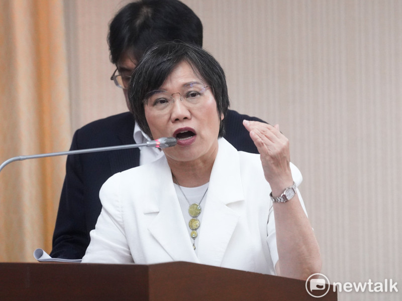 內政部長劉世芳今（18）天在立院內政委員會備詢。   圖：張良一/攝