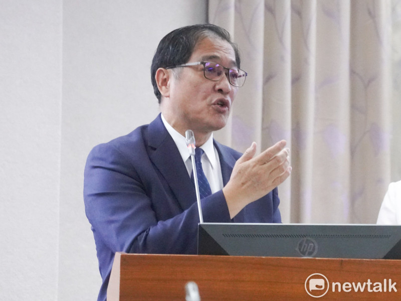 法務部長鄭銘謙今（18）天在立院司法法制委員會備詢。   圖：張良一/攝
