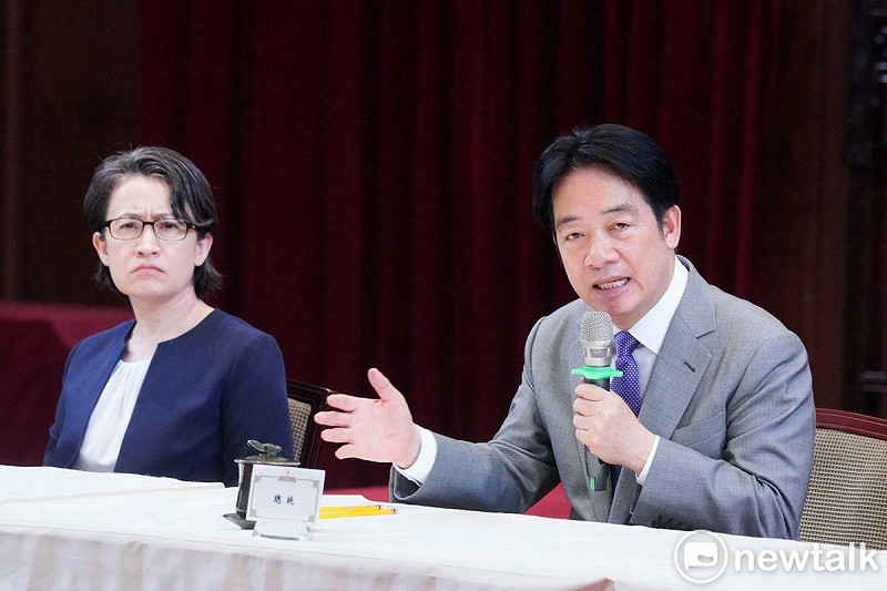 美國宣布徵收台灣20%關稅,賴清德總統今天親上火線召開記者會說明。 圖:張良一拍攝