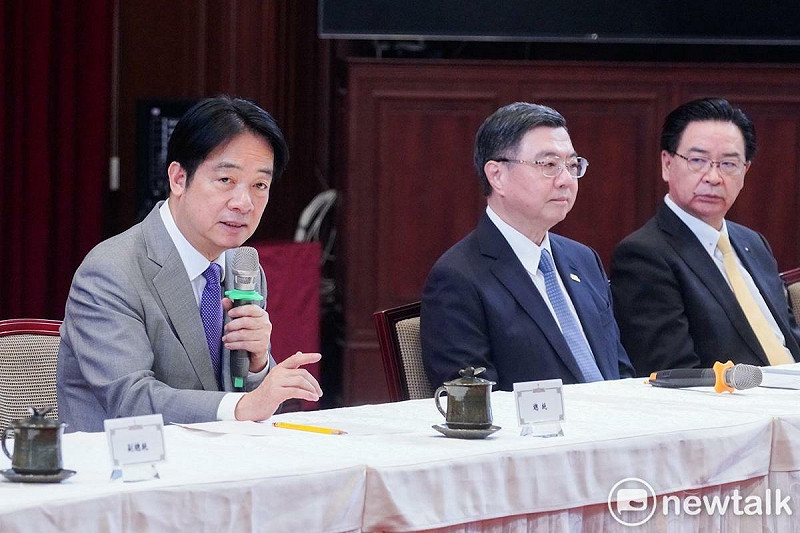 美國宣布徵收台灣20%關稅，賴清德總統今天（1）日親上火線召開記者會說明。   圖：張良一/攝