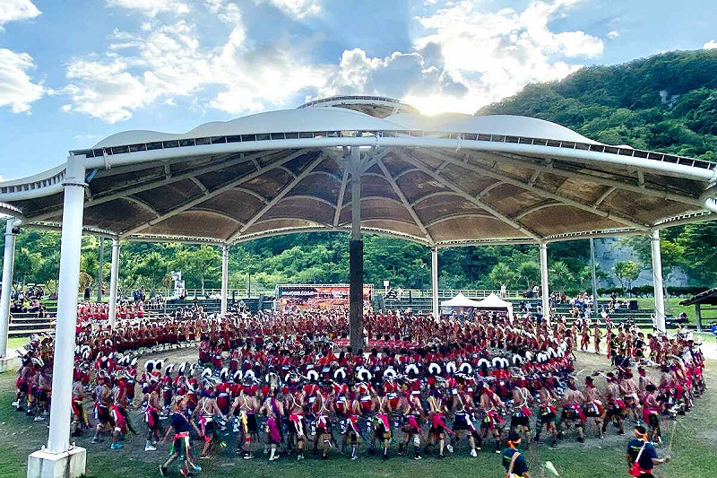 貓公部落族人9日下午進行娛靈儀式。   圖：文化部提供