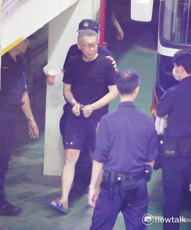前台北市長柯文哲到台北地方法院出庭。   圖：張良一 / 攝（資料照）