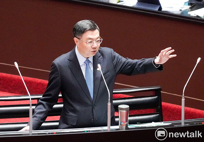 行政院長卓榮泰今（26）天赴立法院報告「丹娜絲颱風及七二八豪雨災後復原重建特別預算案」編製經過並備詢。   圖：張良一/攝