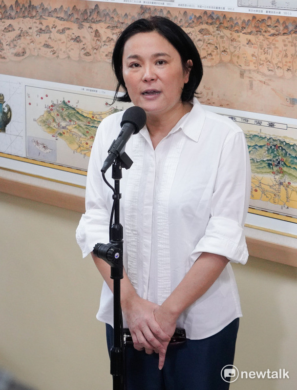 國民黨立委陳玉珍受訪時反駁她贊成把核廢料放在金門。（資料照片）   圖：張良一/攝