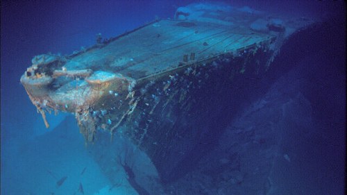 俾斯麥號遺骸。 圖:翻攝自Discovery Channel 俾斯麥號遺骸。 圖:翻攝自Discovery Channel