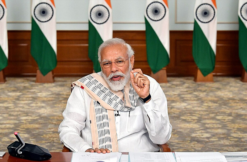 印度總理倫德拉.莫迪(Narendra Damodardas Modi)態度強硬,並積極與俄羅斯、中國、巴西等國互動。 圖:翻攝自維基百科 印度總理倫德拉.莫迪(Narendra Damodardas Modi)態度強硬,並積極與俄羅斯、中國、巴西等國互動。 圖:翻攝自維基百科