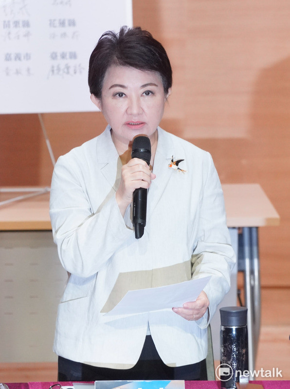 台中市長盧秀燕致詞。 圖:張良一 / 攝