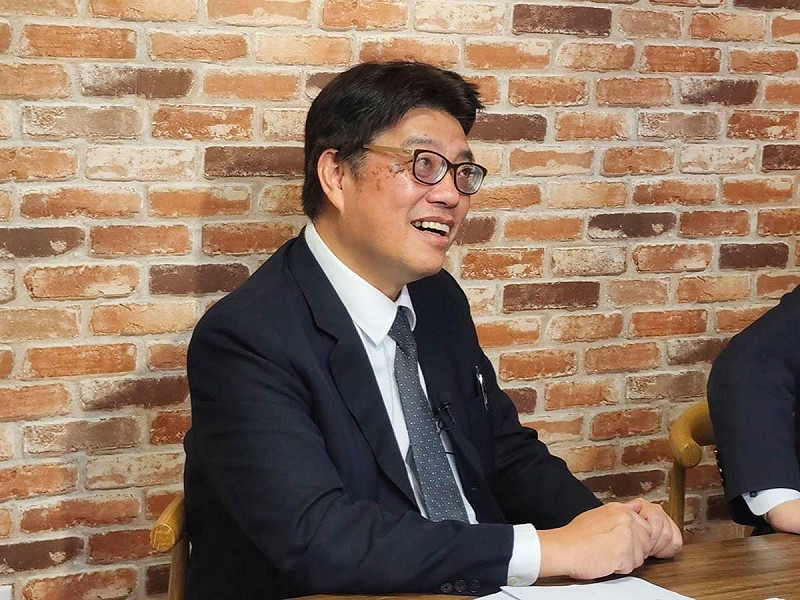 陸委會主委邱垂正接受《Newtalk新頭殼》專訪。   圖：金大鈞/攝