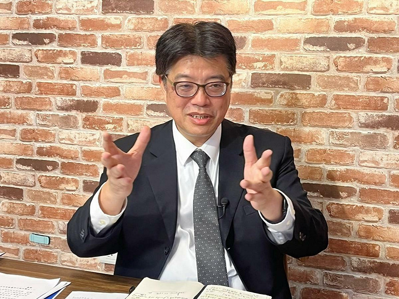 陸委會主委邱垂正接受《Newtalk新頭殼》專訪。   圖：金大鈞/攝