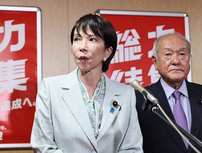 自民黨總裁高市早苗。 圖:達志影像/美聯社 自民黨總裁高市早苗。 圖:達志影像/美聯社