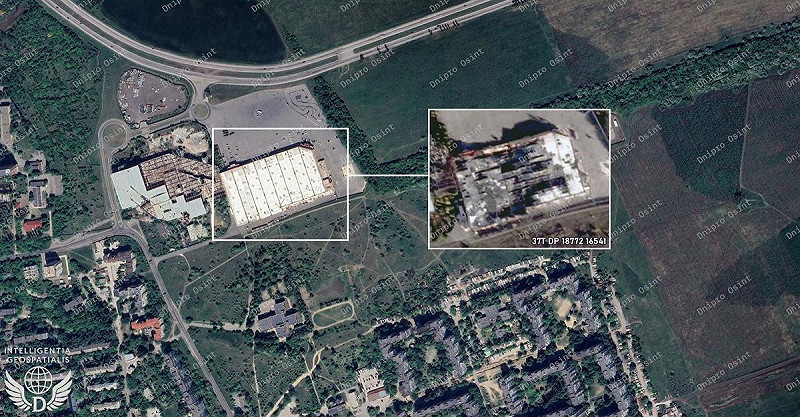 烏軍使用配備六十公斤彈頭的 FP-1 無人機,對頓內茨克一處被俄軍用作物流與部署中心的「Sigma」大型超市進行精確打擊。 圖:翻攝自 X 帳號 @NOELREPORTS 烏軍使用配備六十公斤彈頭的 FP-1 無人機,對頓內茨克一處被俄軍用作物流與部署中心的「Sigma」大型超市進行精確打擊。 圖:翻攝自 X 帳號 @NOELREPORTS