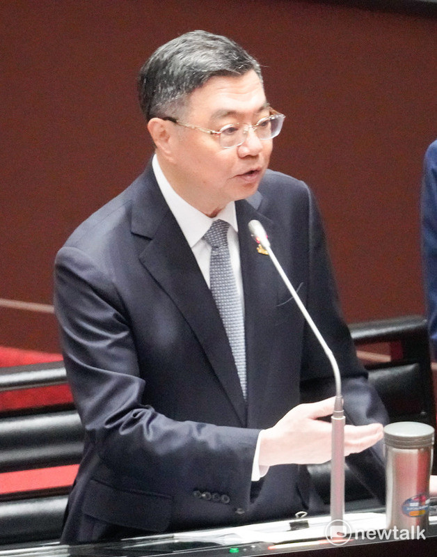 行政院長卓榮泰今（21）天在立法院院會備詢。   圖：張良一/攝