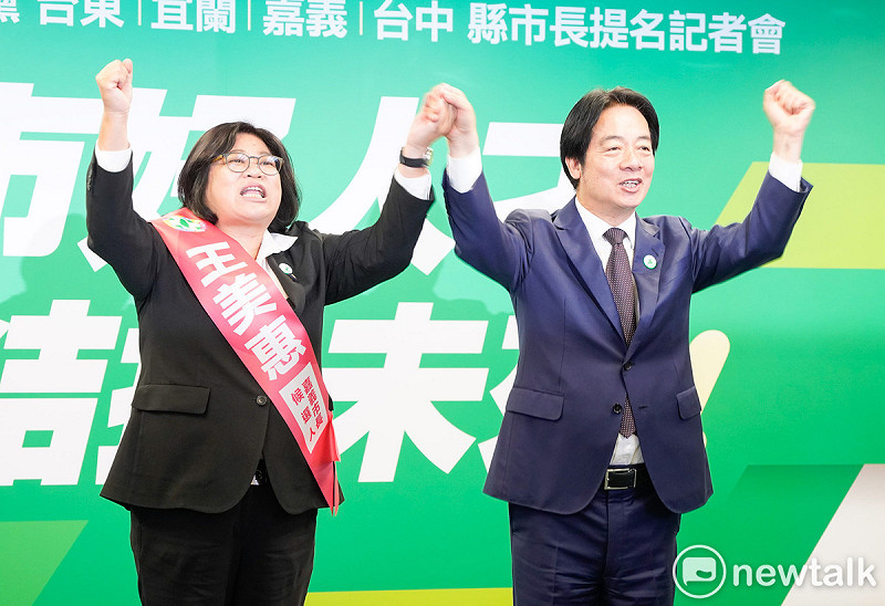賴清德說,王美惠就像里長一樣,跟民眾緊緊結合在一起。 圖:張良一/攝 賴清德說,王美惠就像里長一樣,跟民眾緊緊結合在一起。 圖:張良一/攝
