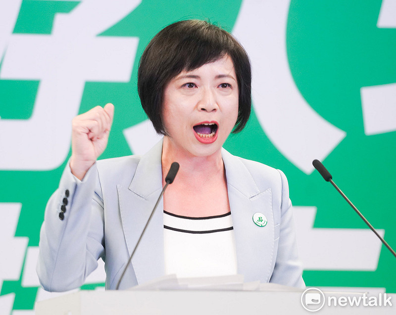 何欣純笑說,賴清德、選對會這次眼光真好。 圖:張良一/攝 何欣純笑說,賴清德、選對會這次眼光真好。 圖:張良一/攝