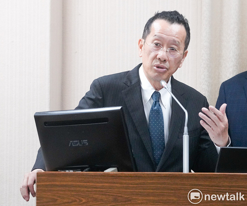 國防部長顧立雄23日在立院外交及國防委員會備詢。   圖：張良一/攝
