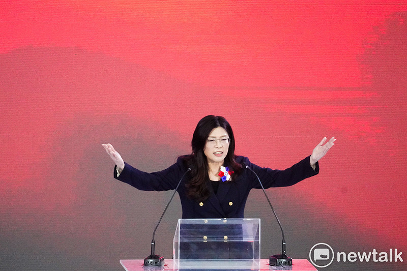 國民黨新任黨主席鄭麗文。   圖：張良一/攝