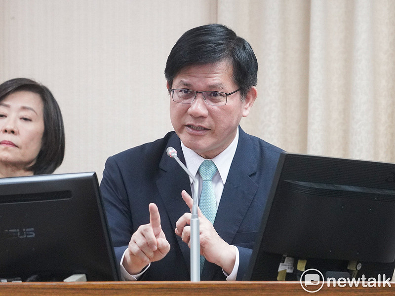 外交部長林佳龍在立院外交及國防委員會備詢。   圖：張良一/攝