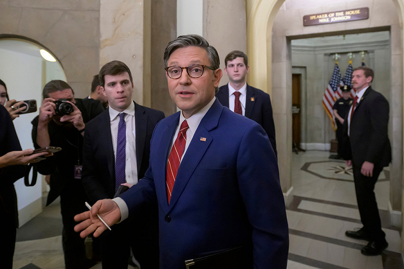 眾議院議長強生(James Michael Johnson)尚未對換取醫療保險補貼的協議作出任何承諾。 圖:達志影像/美聯社 眾議院議長強生(James Michael Johnson)尚未對換取醫療保險補貼的協議作出任何承諾。 圖:達志影像/美聯社