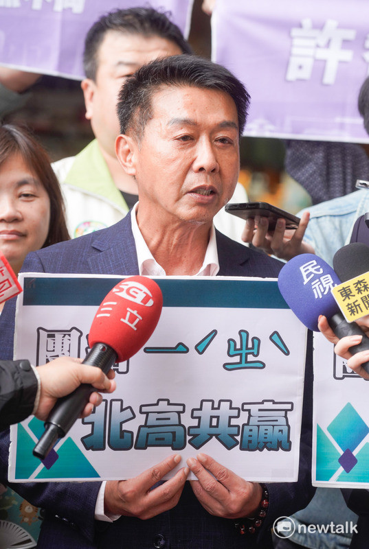 許智傑說，他會是最後出線的那一位。 圖：張良一/攝 