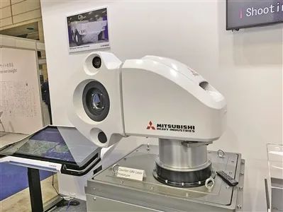  日本三菱重工研發的激光武器系統。 圖：翻攝自《環球網》 