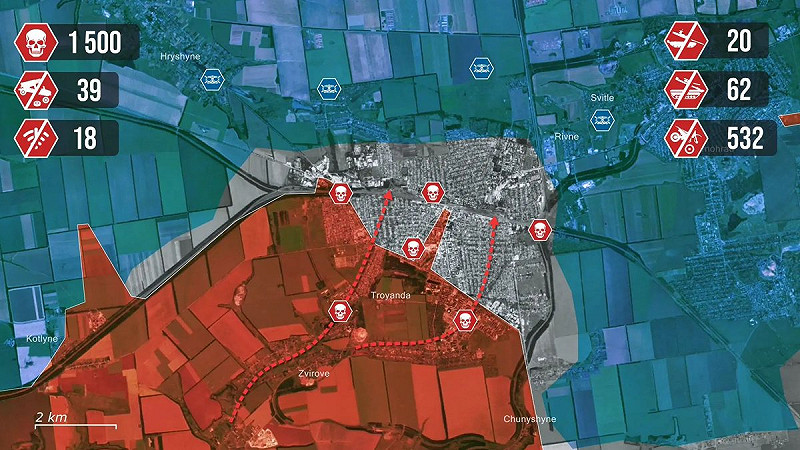 烏軍無人機成果顯著,製造俄軍大量傷亡。 圖:翻攝自@EuromaidanPress 烏軍無人機成果顯著,製造俄軍大量傷亡。 圖:翻攝自@EuromaidanPress