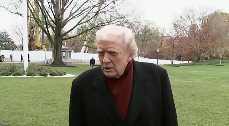  川普否認 28 點協議為最終結果，同時施壓烏克蘭在領土、裁軍議題上妥協。 圖：翻攝自Ｘ 