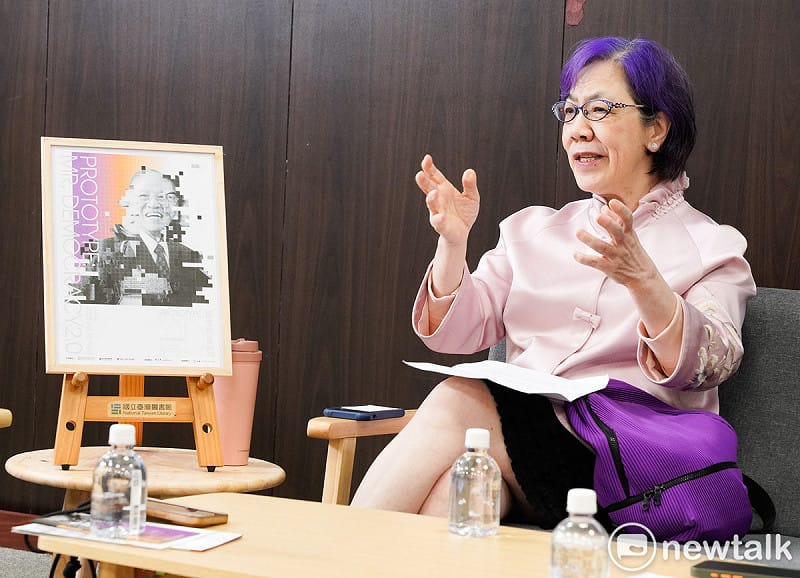 李登輝基金會董事長李安妮接受新頭殼專訪。   圖：張良一/攝