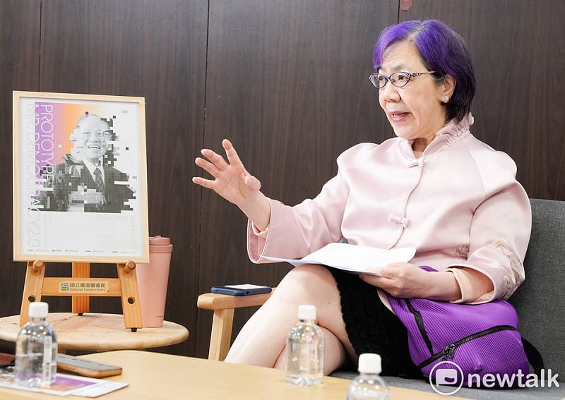  李登輝基金會董事長李安妮專訪。 圖：張良一/攝 