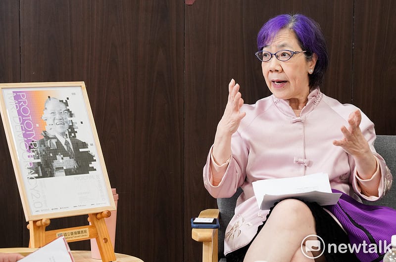  李登輝基金會董事長李安妮專訪。 圖：張良一/攝 