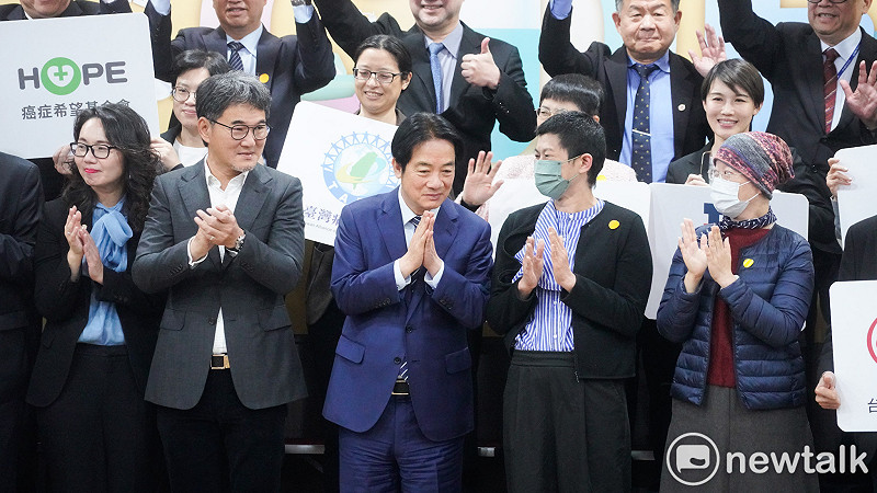  總統賴清德掛保證「癌症新藥基金」財源能永續。 圖：張良一/攝 