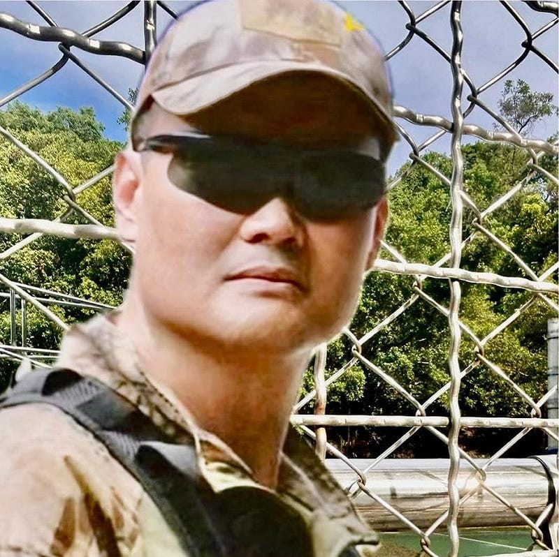  陳重光具有憲兵「夜鷹」特勤隊、海巡署特勤隊及警政署維安特勤隊等多支特勤單位的教官資歷。 圖：翻攝自 @陳重光 