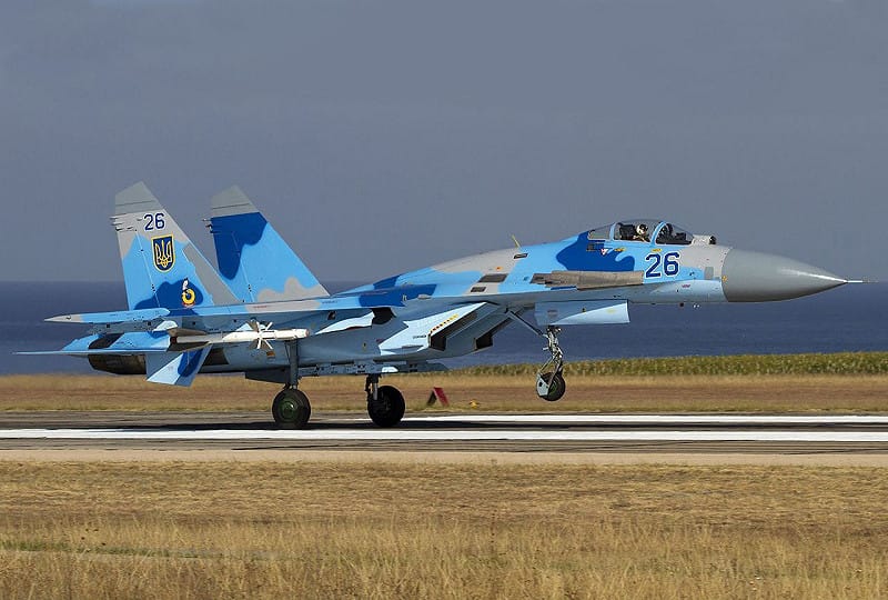  蘇-27 的銷售為俄羅斯賺進大把鈔票，多數銷往中國。 圖：翻攝自@intelligencefnt 