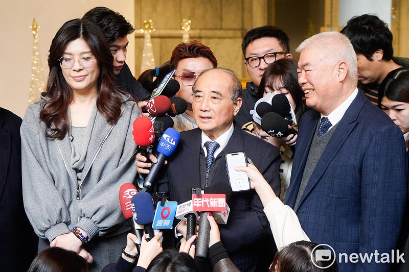 國民黨主席鄭麗文上午在副主席李乾龍等多位副主席陪同下，前往前立法院長王金平辦公室致送最高顧問聘書。&nbsp;&nbsp;&nbsp;圖：張良一/攝（資料照）
