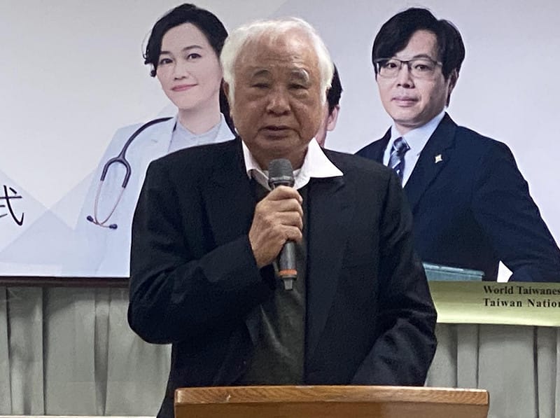 總統府資政姚嘉文&nbsp;&nbsp;&nbsp;圖：林朝億/攝