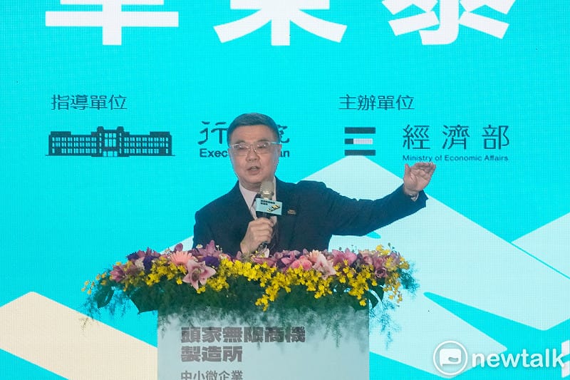 行政院長卓榮泰今（6）天出席「中小微企業多元振興發展計畫成果發表會」開幕典禮。&nbsp;&nbsp;&nbsp;圖：張良一/攝