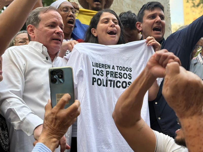  瓜尼帕之子控訴委內瑞拉當局非法拘捕瓜尼帕，委內瑞拉政府則是否認犯行。 圖：翻攝自@JuanPGuanipa 