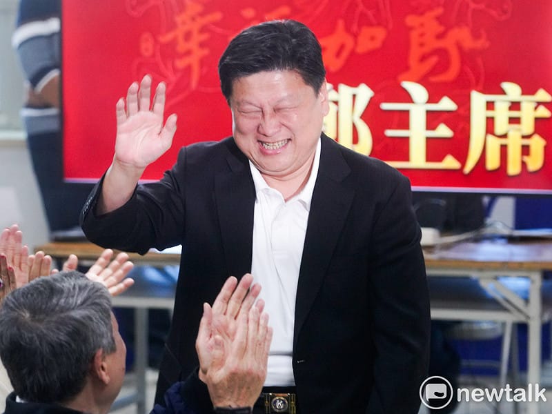 國民黨立院黨團總召傅崐萁出席國民黨中央新春團拜。&nbsp;&nbsp;&nbsp;圖：張良一/攝