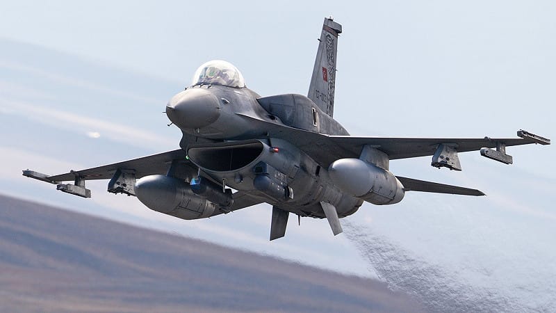 土耳其空軍亦有 F-16 墜毀的不幸消息傳出。&nbsp;&nbsp;&nbsp;圖：翻攝自@Currentreport1