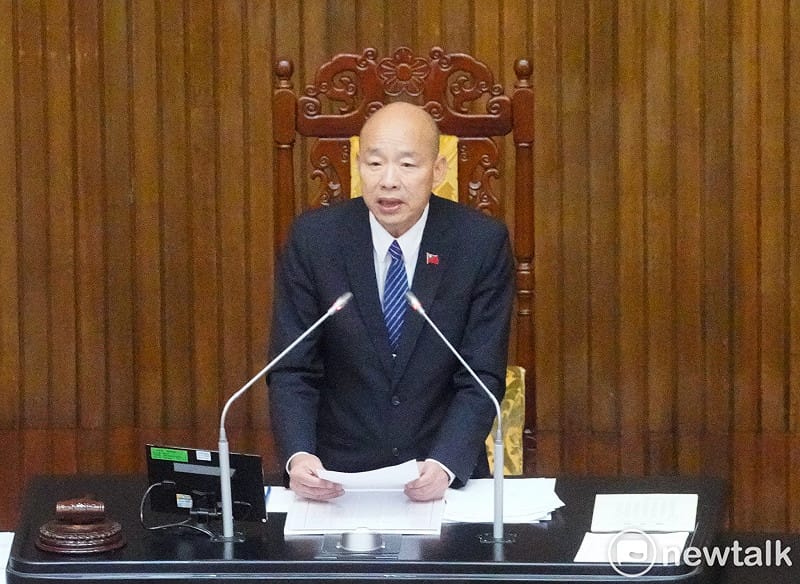 立法院長韓國瑜主持立法院會，三讀《刑法》及《刑法》施行法修正案。&nbsp;&nbsp;&nbsp;圖：張良一/攝（資料照）