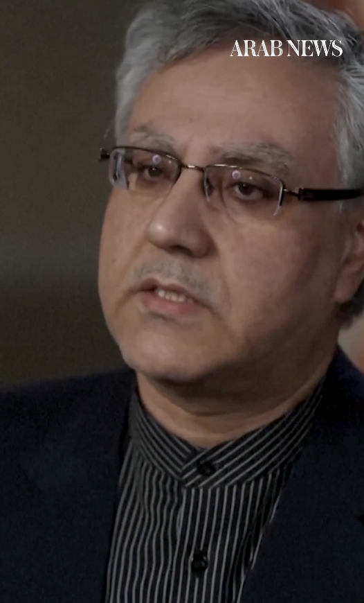  伊朗駐英國大使穆薩維表示，伊朗會繼續反擊直到美以停止攻擊。 圖：翻攝自@arabnews 