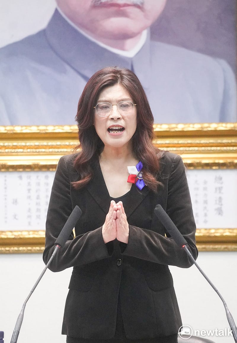 國民黨主席鄭麗文主持中常會。&nbsp;&nbsp;&nbsp;圖：張良一/攝