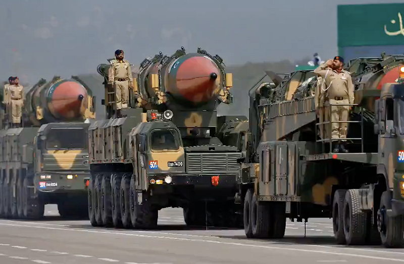  伊朗可能即將獲得巴基斯坦「阿巴比爾」彈道飛彈系統，該型飛彈射程約 2200 公里。 圖：翻攝自@GBX_Press 