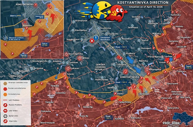  俄軍攻勢緩慢，在推進上受到阻礙。 圖：翻攝自@actfast 