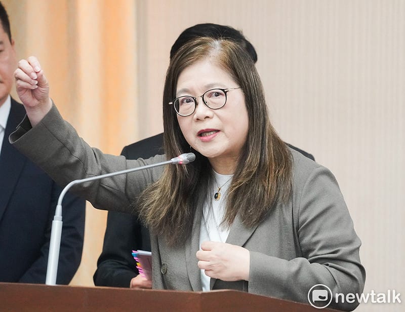 管碧玲抗議OOC對海委會與外交部團隊粗暴打壓。&nbsp;&nbsp;&nbsp;圖：張良一/攝（資料照）
