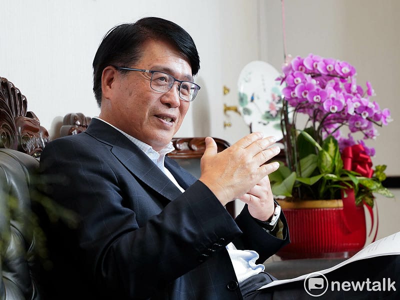  中選會主委游盈隆專訪。 圖：張良一/攝 